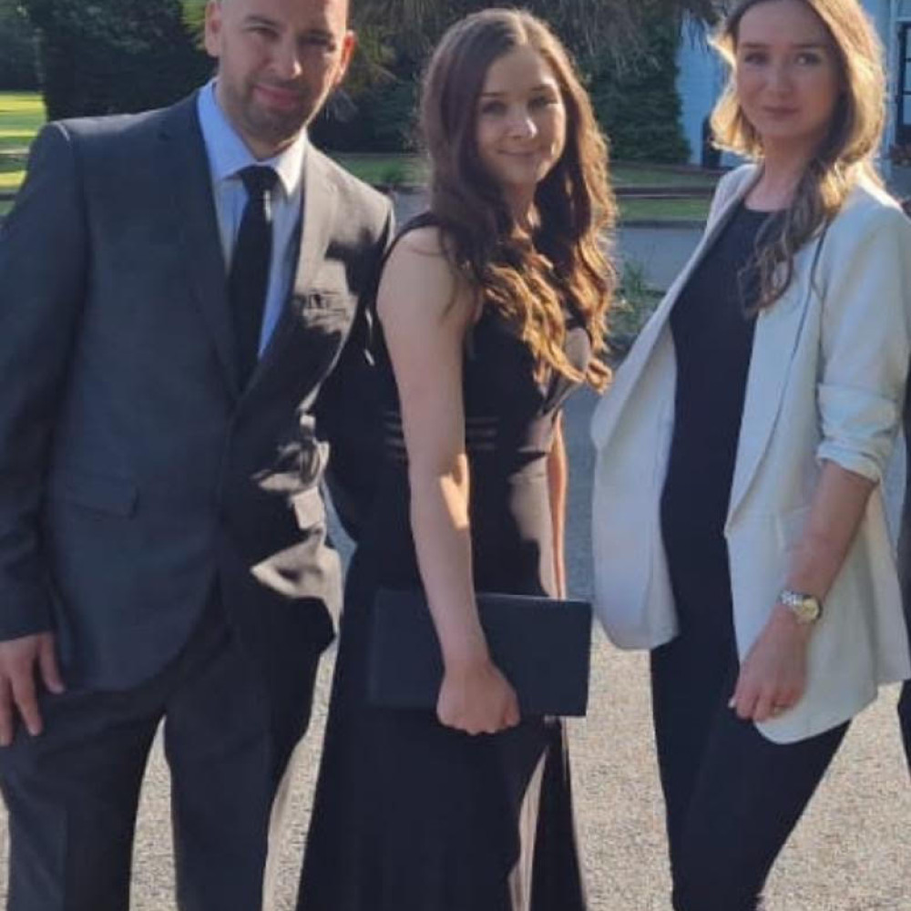 Lauren, Ari and Siobhan - Fundraising group of the year