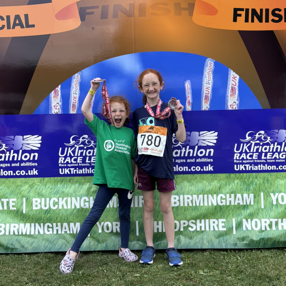 Jessica and Isobel - Young Fundraiser of the year
