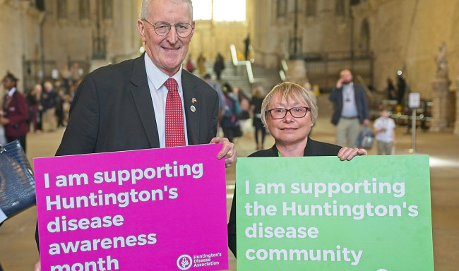 Huntington's disease campaiging