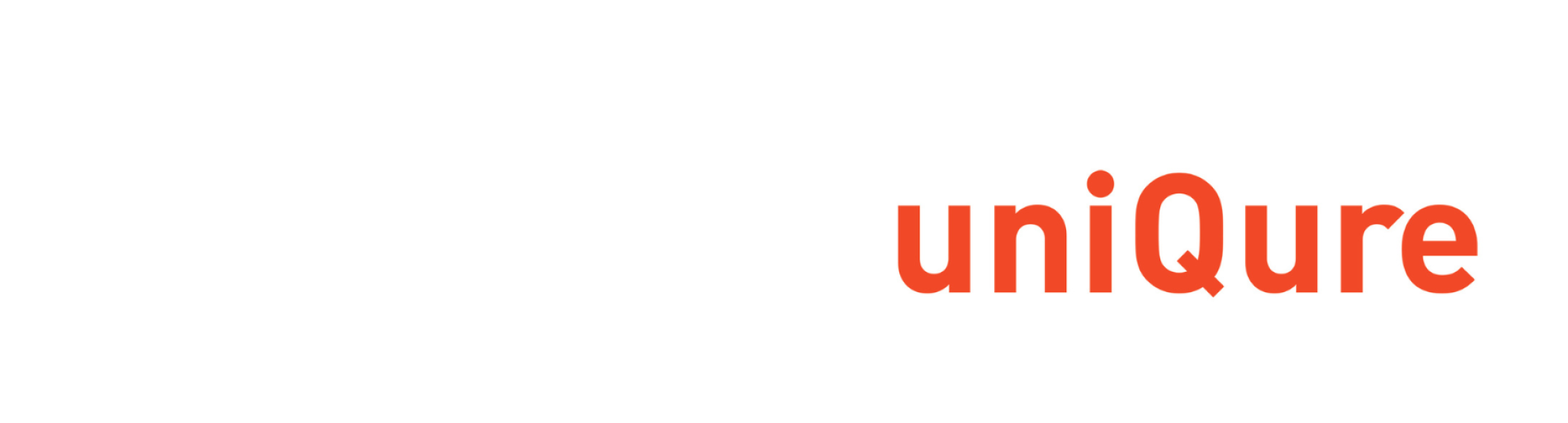 uniQure logo on white background