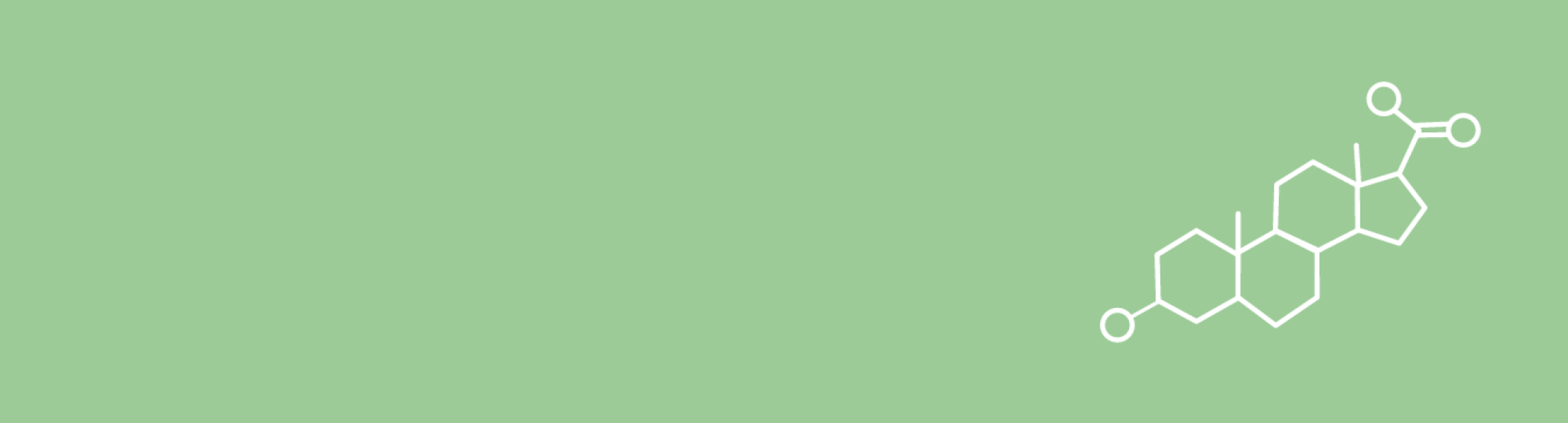 Green image with a white helix