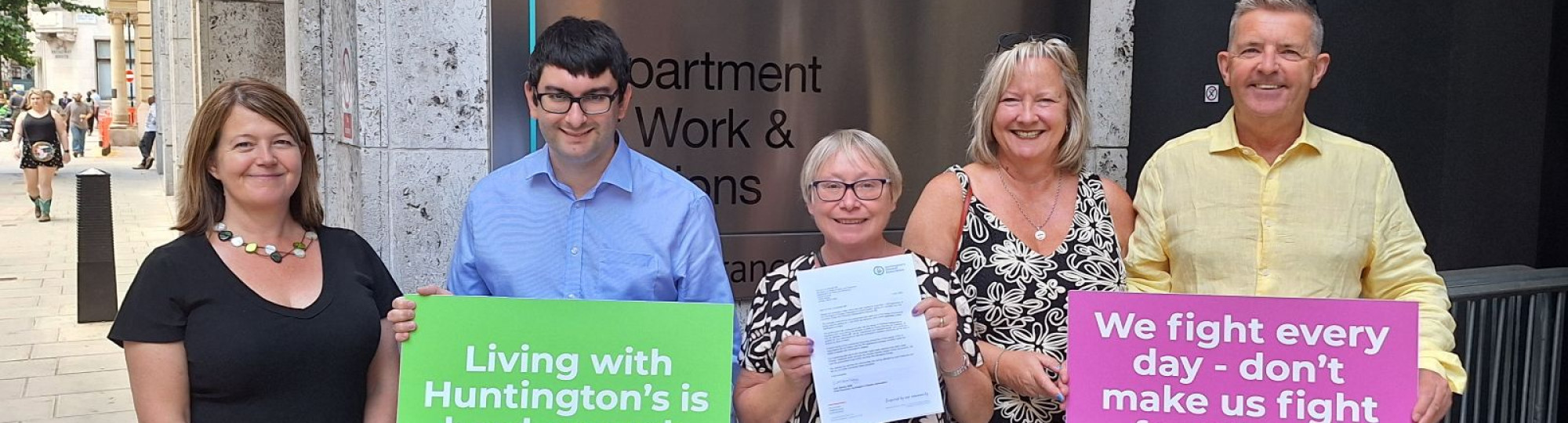 Department of work and pensions letter