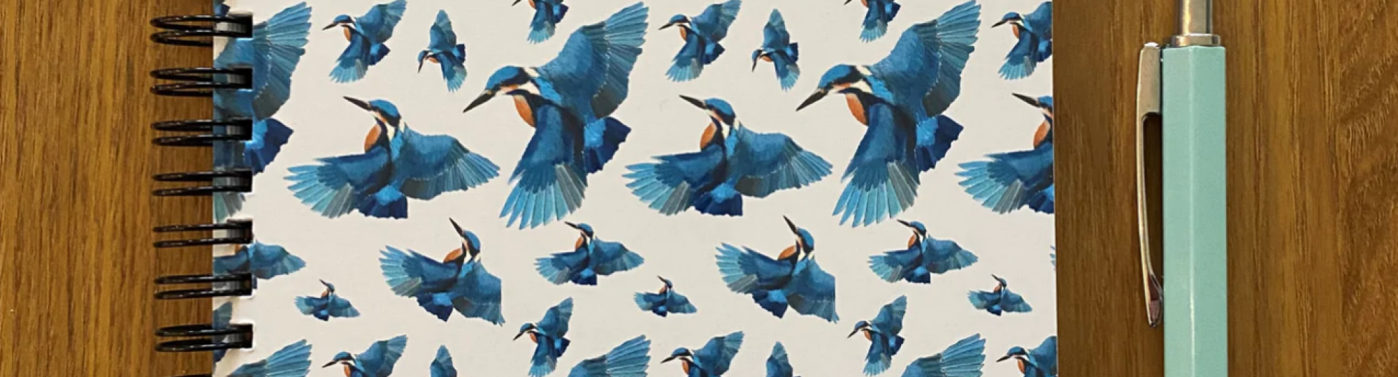 Kingfisher notebook - Jolly Wild