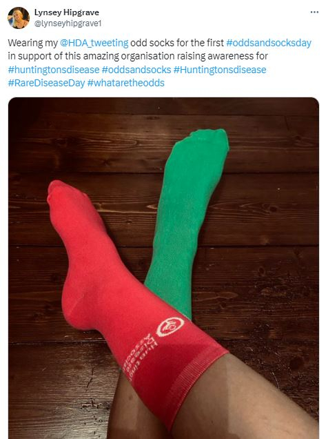 Lynsey Hipgrave - Odds and Socks Day